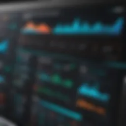 A dynamic dashboard showcasing real-time data insights