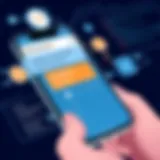 User interface of the AdvancedMD Patient Portal App showcasing navigation features