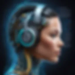 AI technology transforming audio data into text
