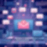Conceptual illustration of modern email solutions