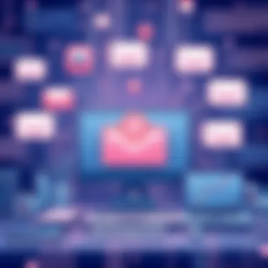 Modern Email Solutions in a Digital Age Conceptual illustration of modern email solutions