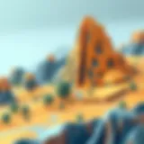Digital landscape representing anonymous survey dynamics