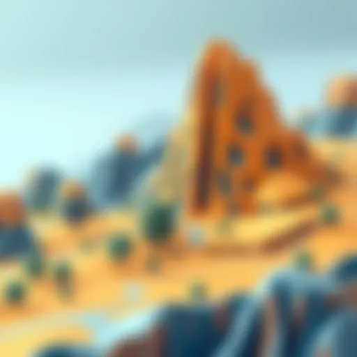 Digital landscape representing anonymous survey dynamics