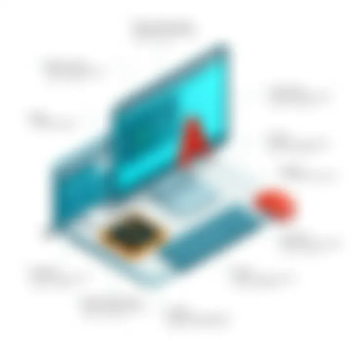 Key Features of AutoCAD LT Illustration depicting key features of AutoCAD LT