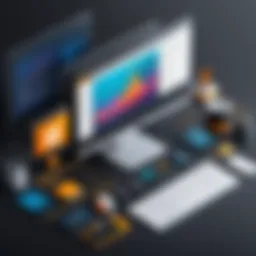 Visual representation of AWS UI development tools