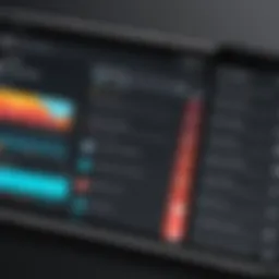 Interface of the Axxess app showcasing productivity tools