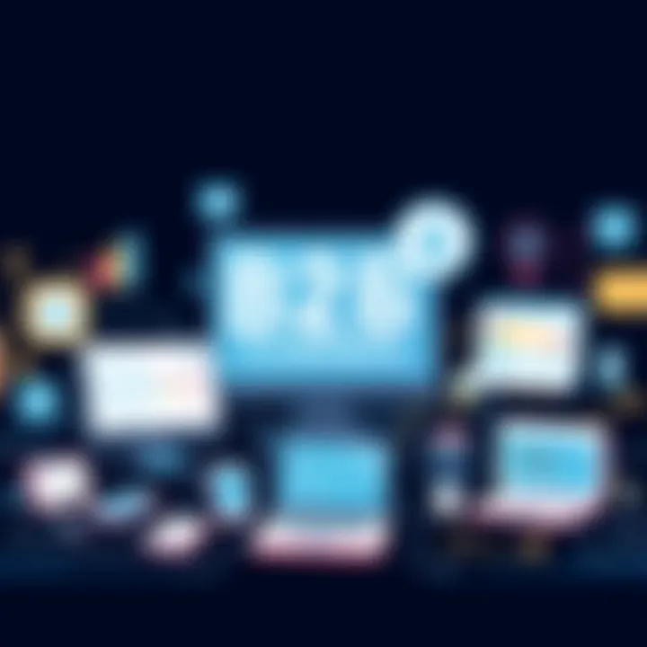 Key Functionalities in B2B E-Commerce Visual representation of key functionalities in B2B e-commerce