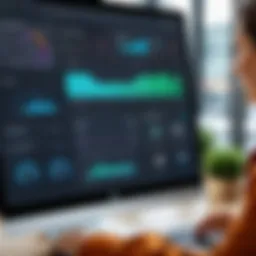 Innovative CRM dashboard showcasing retail analytics