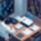 Strategic Negotiation Setup Strategic negotiation table setup with documents