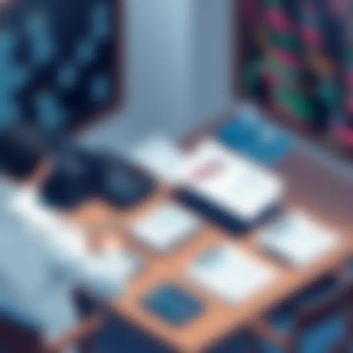 Strategic Negotiation Setup Strategic negotiation table setup with documents