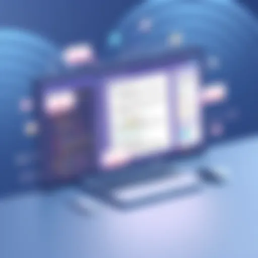 Dynamic interface of text recruiting software