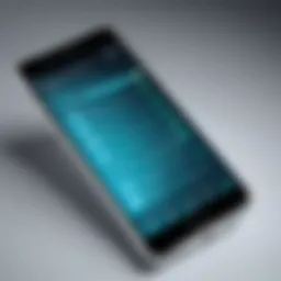 A smartphone displaying a call to text application interface