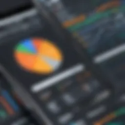 Visual representation of Google Analytics user interface showcasing key metrics