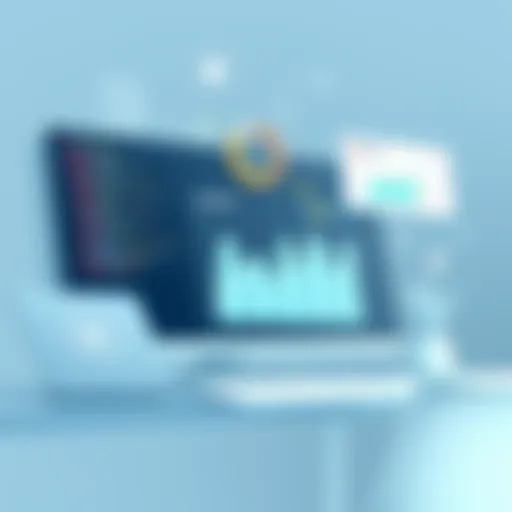 Visual representation of Gong sales tool interface showcasing analytics features