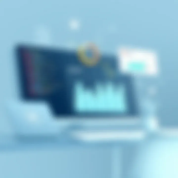 Visual representation of Gong sales tool interface showcasing analytics features