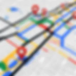 Graphical representation of Google Maps API pricing tiers