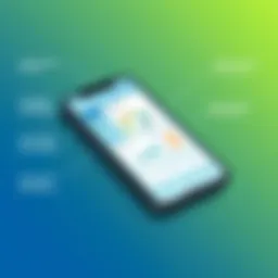 User interface of the Yardi mobile app showcasing dashboard features