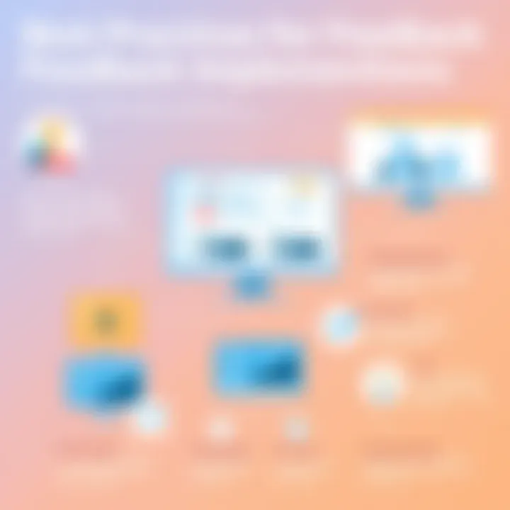 Best Practices for Feedback Implementation Infographic displaying best practices for feedback implementation