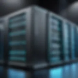 Visual representation of server synchronization architecture