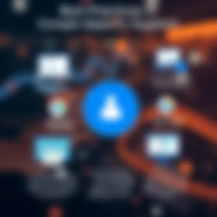 Best Practices in Google Apps for Support A diagram displaying best practices for utilizing Google Apps in customer support scenarios.