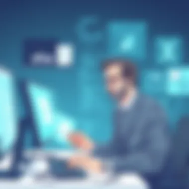 Business Applications of eFax A business professional utilizing eFax technology