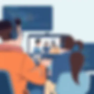 Engagement in Live Streaming Streamers engaging with their audience through a live streaming platform