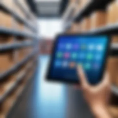 Graphical representation of inventory management advantages