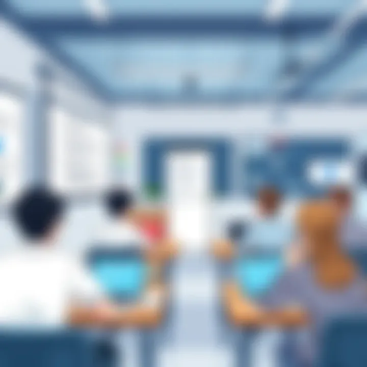 Google Documents in Educational Contexts Google Documents being utilized in a classroom setting