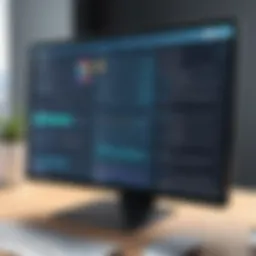 A modern interface showcasing legal workflow management software features