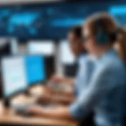 Salesforce customer support team assisting users