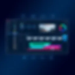 Overview of PowerDirector interface showcasing editing tools