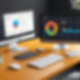 An analytical dashboard displaying Nectar software functionalities