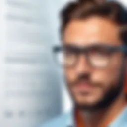 Illustration showcasing Optical Character Recognition technology