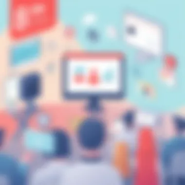 Visual representation of audience analysis