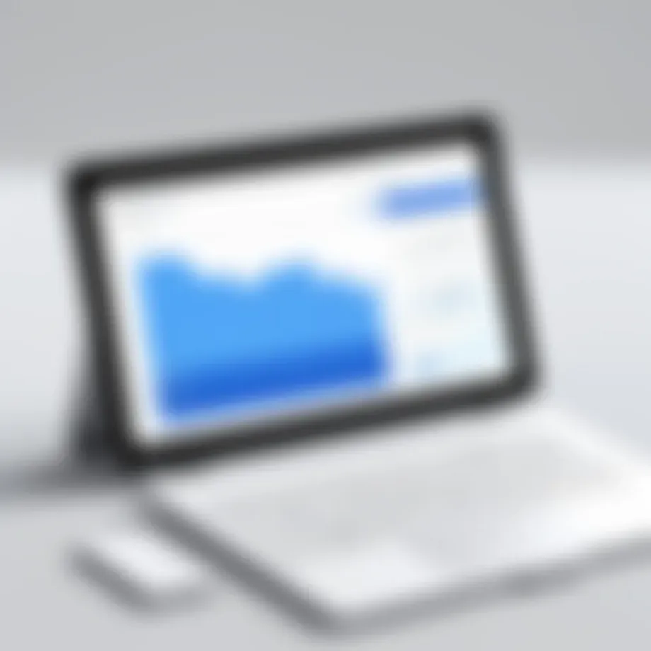 Conceptual image of a digital planner with calendar integration