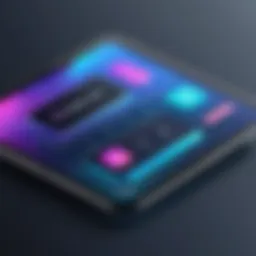 An interface showcasing drag and drop functionality in app development.