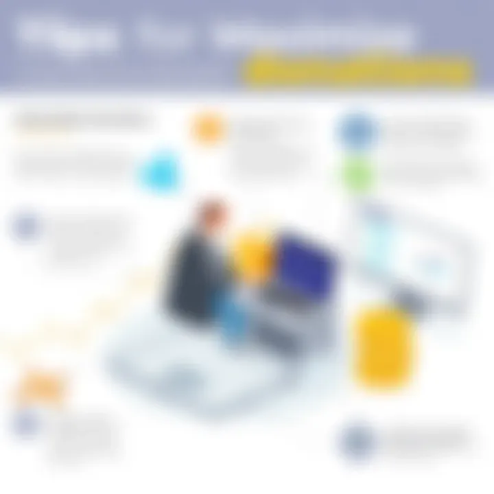 Infographic showcasing tips for maximizing donations