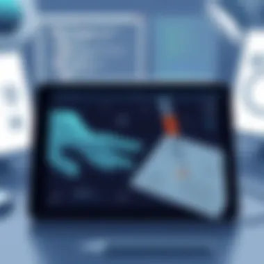 Inspiring Creativity with Open-Source Illustration Tools A creative workspace featuring a digital tablet and sketches made with open-source tools.