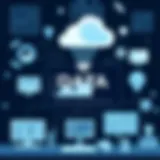 Visual representation of data analytics concepts