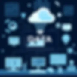 Visual representation of data analytics concepts