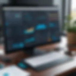 An overview of Eaglesoft dashboard with key features highlighted