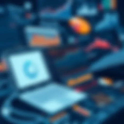 Data visualization of marketing analytics