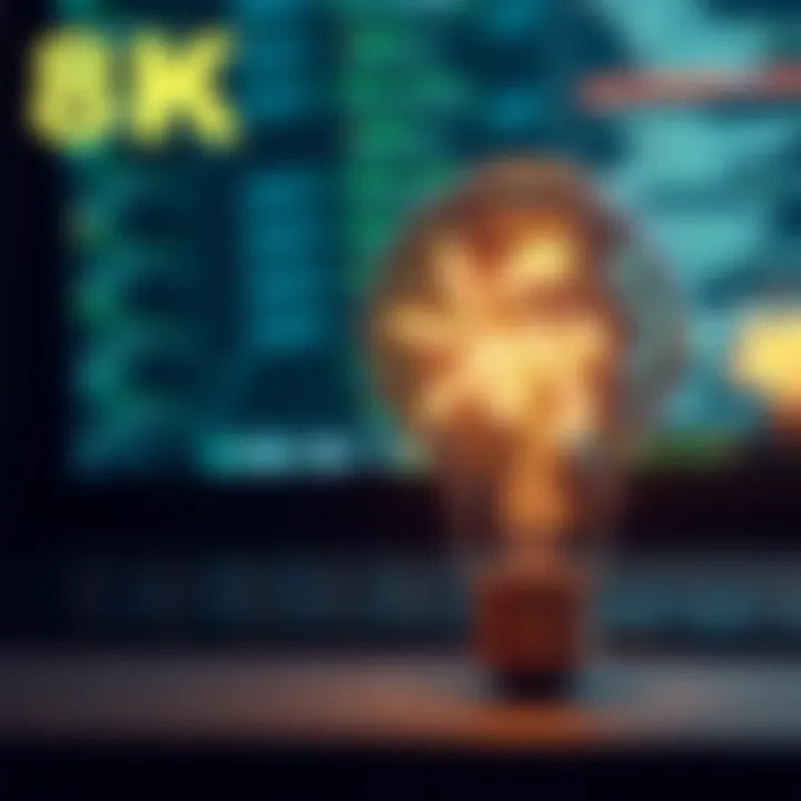 A light bulb representing innovative ideas for enhancing employee performance