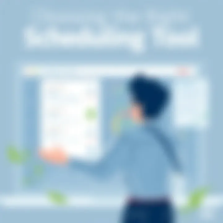 Choosing the Right Scheduling Tool Individual evaluating scheduling tool options