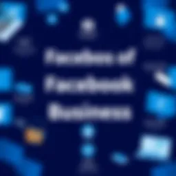 A detailed infographic showing the advantages of Facebook for business.