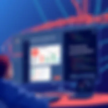 Dynamic presentation interface showcasing live polling features