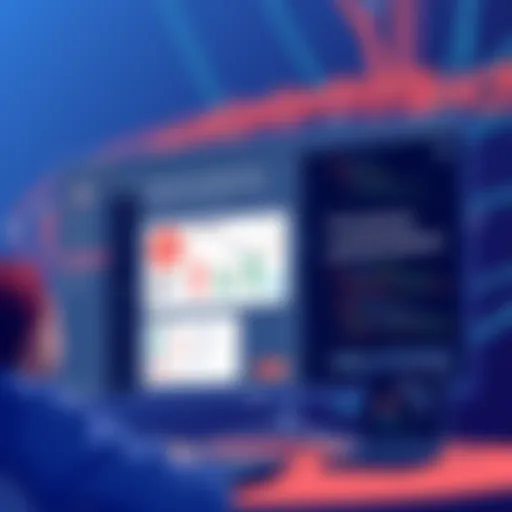 Dynamic presentation interface showcasing live polling features