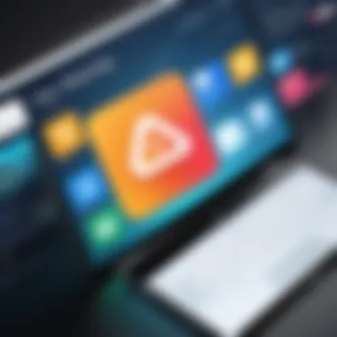 User Interface of File Sharing Services User-friendly interface of a file sharing service.