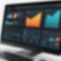 A digital dashboard showcasing association management metrics.