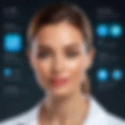 Interface showcasing the Clear Care Go app features